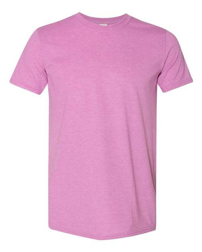 Unisex Softstyle® T-Shirt - Heather Radiant Orchid Front