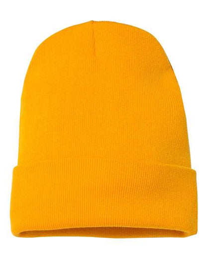 YP Classics Cuffed Beanie - Gold Front