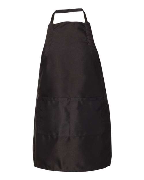 Liberty Bags Splatter Armor Apron - Black Front