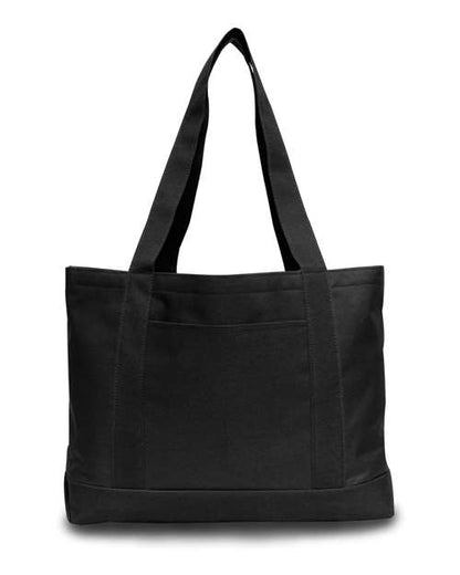 Liberty Bags P&O Cruiser Tote - Black/ Black Front