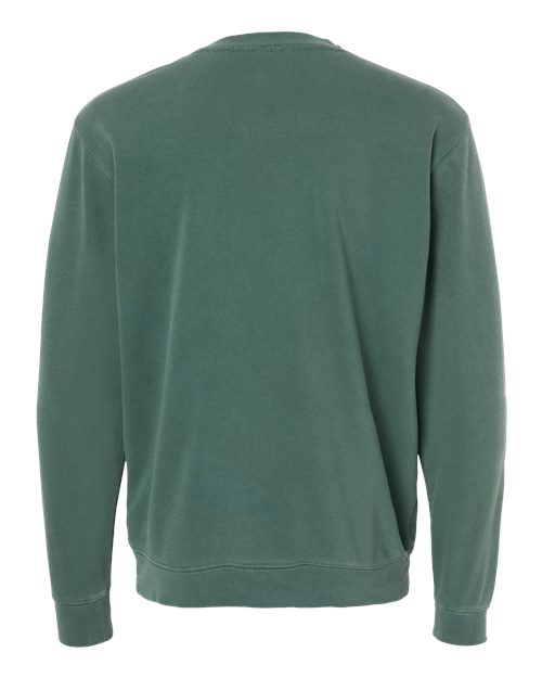 Independent Trading Co. Unisex Midweight Pigment-Dyed Crewneck Sweatshirt - Back