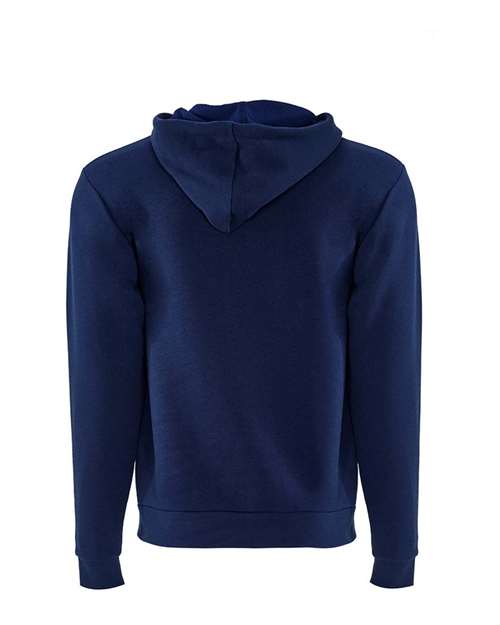 Next Level Unisex Santa Barbara Full-Zip Hoodie Sweatshirt - Back