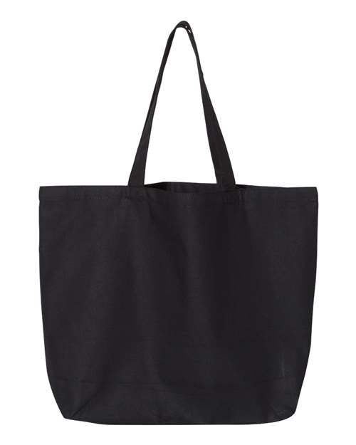 OAD Jumbo Tote - Black Front