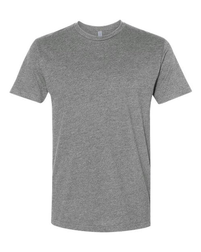 Next Level Unisex Sueded Tee - Dark Heather Grey Front