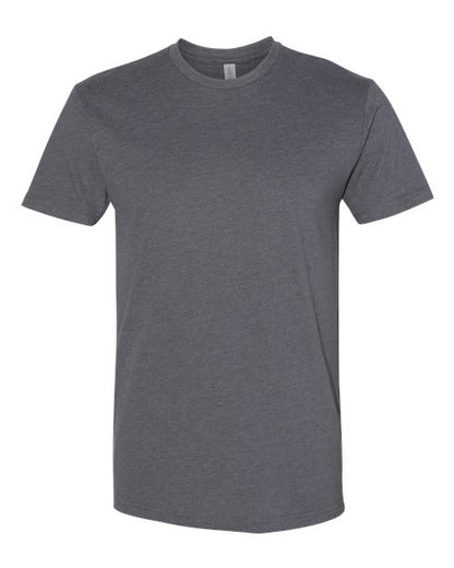 Next Level Unisex Sueded Tee - Heather Metal Front