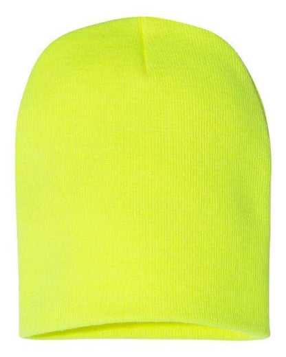 YP Classics 8 1/2" Beanie - Safety Yellow Front