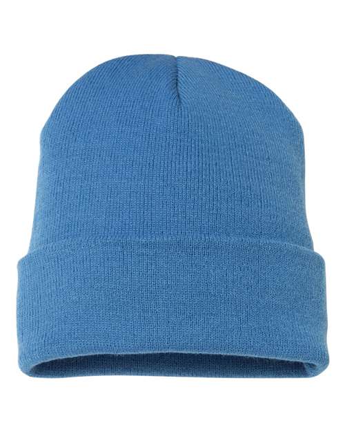 YP Classics Cuffed Beanie - Carolina Blue Front