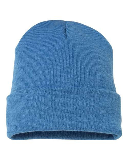 YP Classics Cuffed Beanie - Carolina Blue Front
