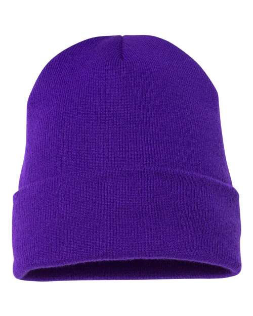 YP Classics Cuffed Beanie - Purple Front