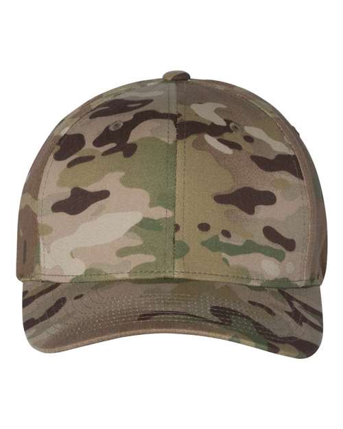 Flexfit Cotton Blend Cap - Multicam Green Front