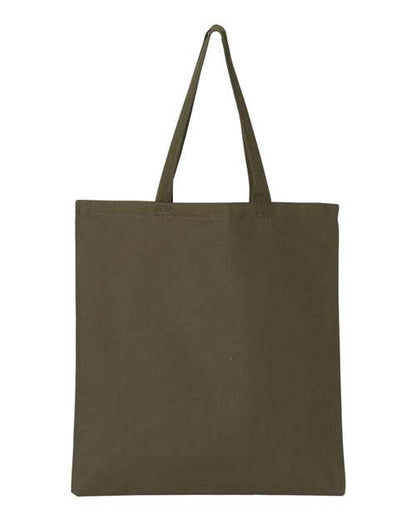Q-Tees Promotional Tote - Army Front