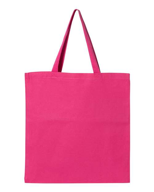 Q-Tees Promotional Tote - Hot Pink Front