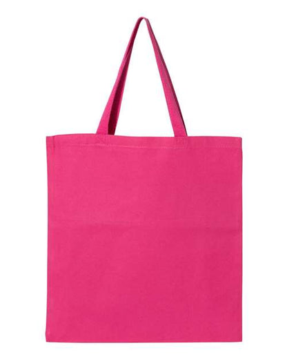 Q-Tees Promotional Tote - Hot Pink Front
