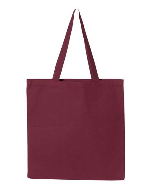 Q-Tees Promotional Tote - Maroon Front