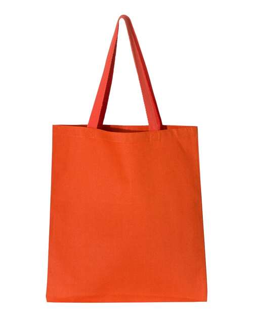 Q-Tees Promotional Tote - Orange Front
