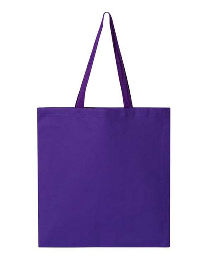 Q-Tees Promotional Tote - Purple Front
