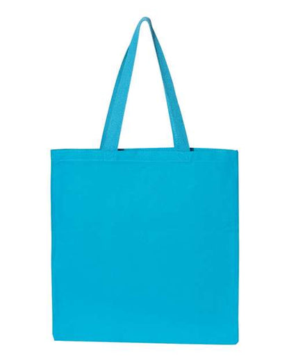 Q-Tees Promotional Tote - Turquoise Front