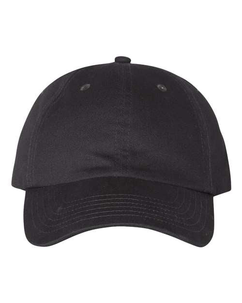 Valucap Brushed Twill Cap - Charcoal Front