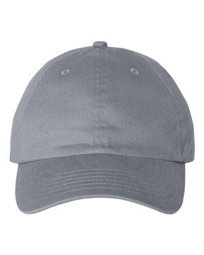 Valucap Brushed Twill Cap - Dark Grey Front