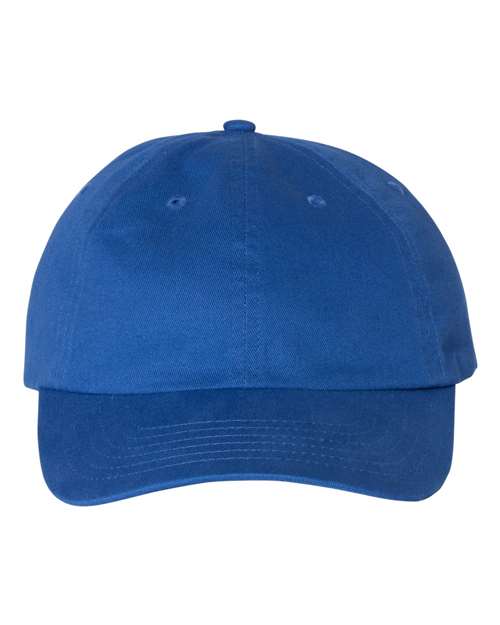 Valucap Brushed Twill Cap - Royal Front