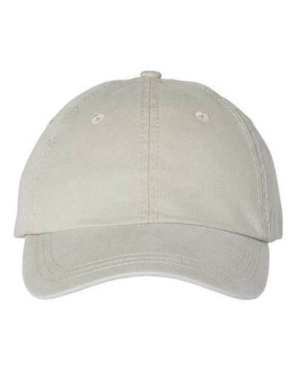 Valucap Pigment-Dyed Cap - Stone Front