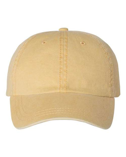 Valucap Pigment-Dyed Cap - Mustard Front