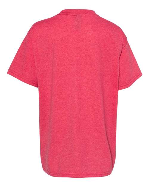 Youth Heavy Cotton™ T-Shirt - Heather Red Back