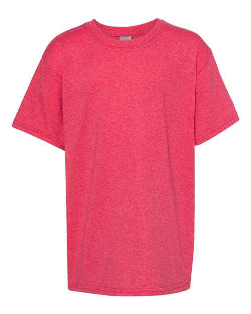 Youth Heavy Cotton™ T-Shirt - Heather Red Front