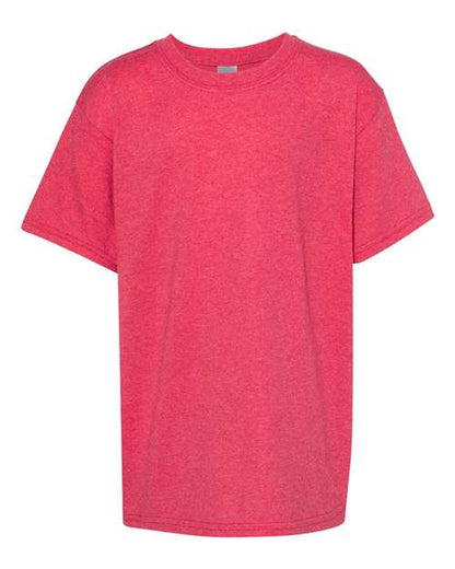 Youth Heavy Cotton™ T-Shirt - Heather Red Front