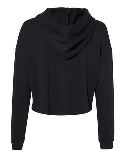 Independent Trading Co. Women’s Lightweight Crop Hooded Sweatshirt - Back