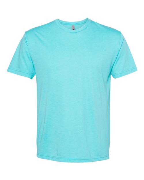 Next Level Unisex Triblend Tee - Tahiti Blue Front