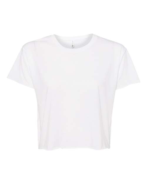 Next Level Women's Festival Crop Top - White Front
