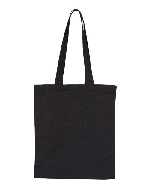 OAD Large Canvas Tote - Black Front