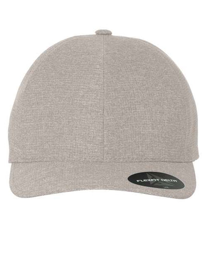 Flexfit Delta® Seamless Cap - Melange Silver Front