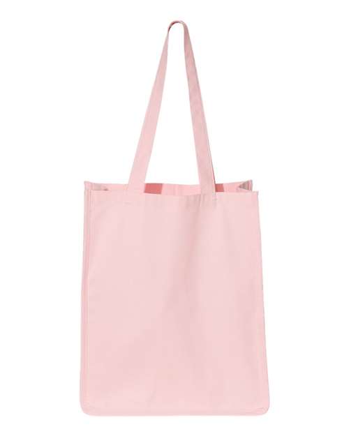 Q-Tees 27L Jumbo Shopping Bag - Light Pink Front