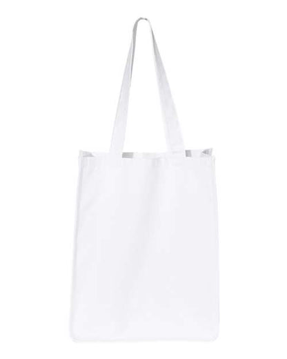 Q-Tees 27L Jumbo Shopping Bag - White Front