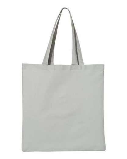 Q-Tees Economical Tote - Grey Front