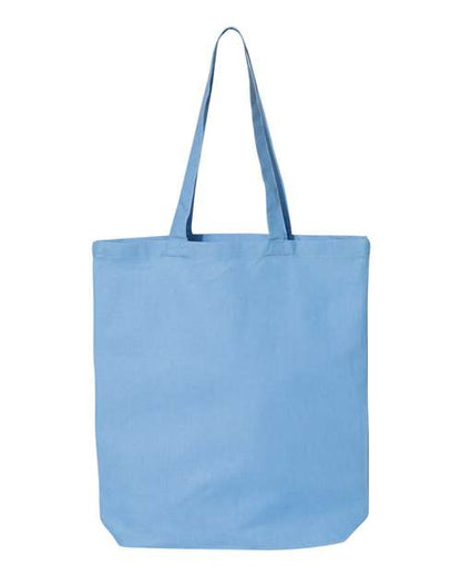 Q-Tees 12L Economical Tote - Carolina Blue Front