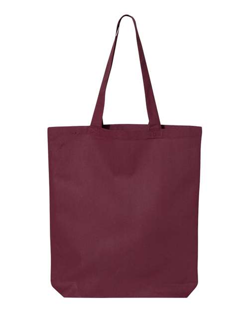 Q-Tees 12L Economical Tote - Maroon Front