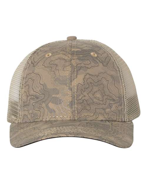 DRI DUCK Territory Trucker Cap - Khaki Front