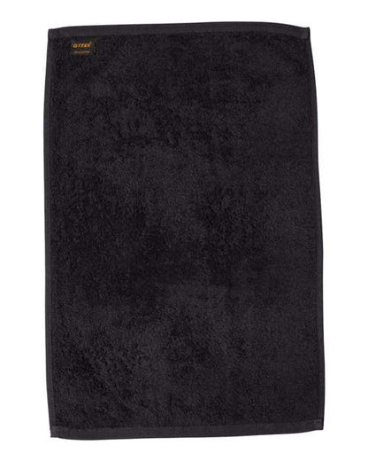 Q-Tees Hemmed Hand Towel - Back