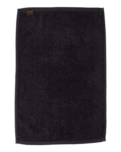 Q-Tees Deluxe Hemmed Hand Towel - Back