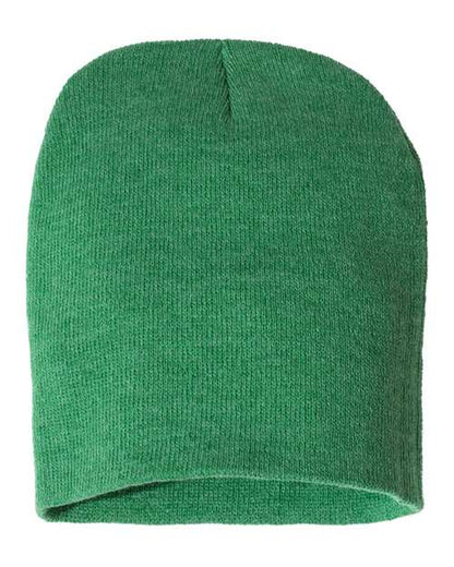 Sportsman 8" Beanie - Heather Kelly Front