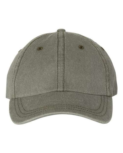 Valucap Pigment-Dyed Cap - Olive Front