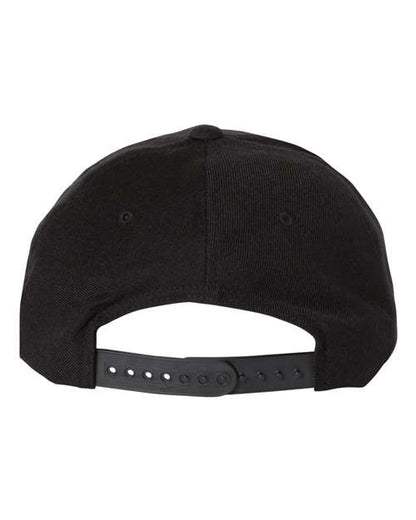 YP Classics Premium Five-Panel Curved Bill Snapback Cap - Back