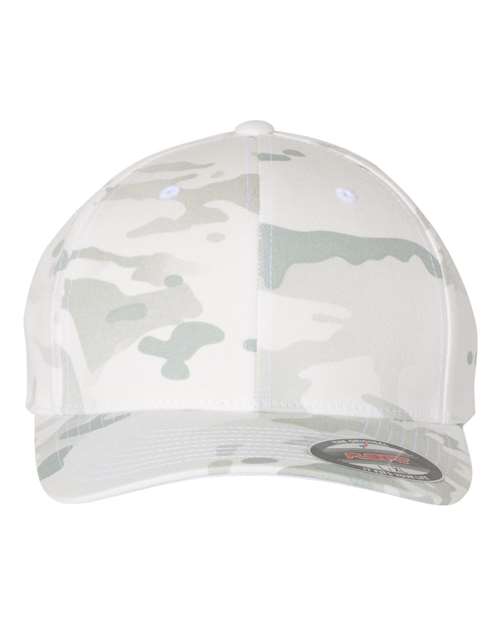 Flexfit Cotton Blend Cap - Multicam Alpine Front