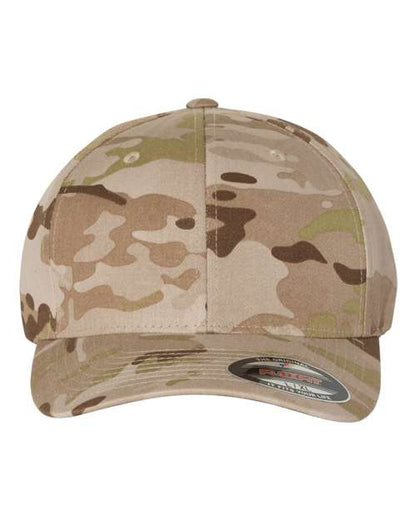 Flexfit Cotton Blend Cap - Multicam Arid Front