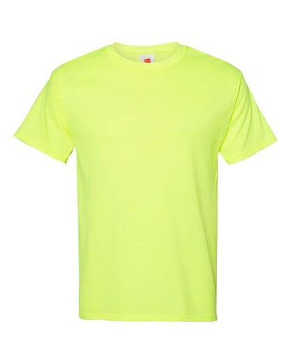 Hanes Unisex EcoSmart® T-Shirt - Safety Green Front