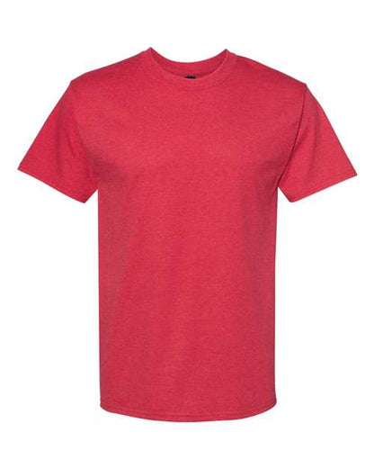 Hanes Unisex Beefy-T® T-Shirt - Heather Red Front