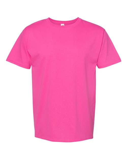 Hanes Unisex Essential-T T-Shirt - Wow Pink Front